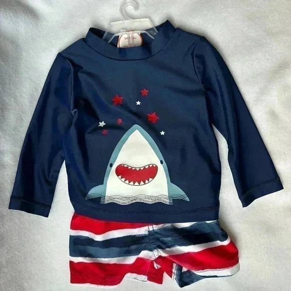 Carters Just One You 2-piece Shark swim - Picture 4 of 11